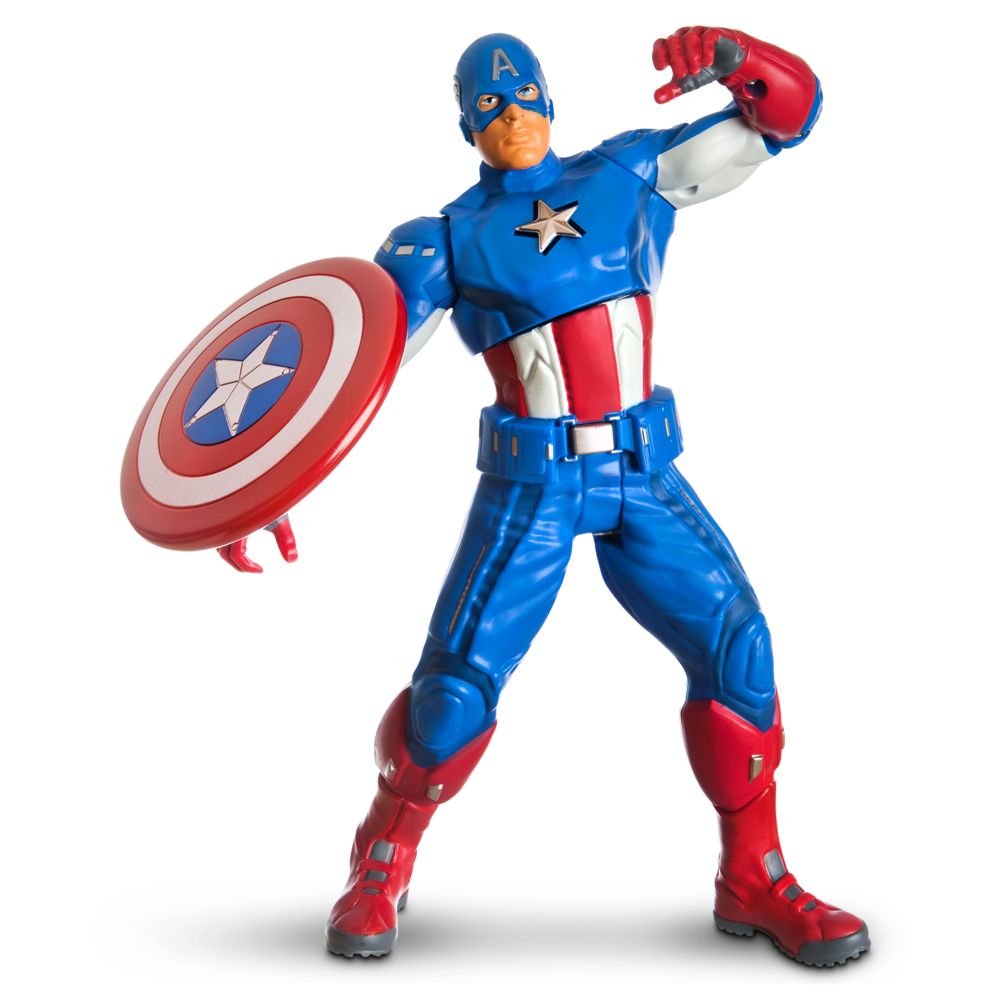Ultra Strike Captain America Action Figure by Hasbro -- 10'' H