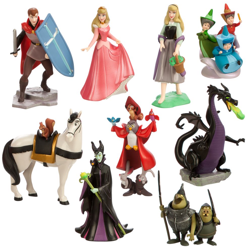 sleeping beauty deluxe doll set