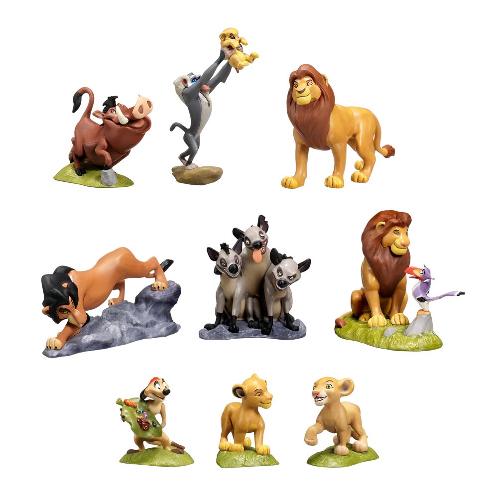 Deluxe The Lion King Figure Play Set -- 9-Pc.