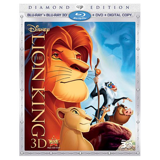 Diamond Edition 4-Disc The Lion King Blu-ray 3-D and DVD + Disney File Combo Pack