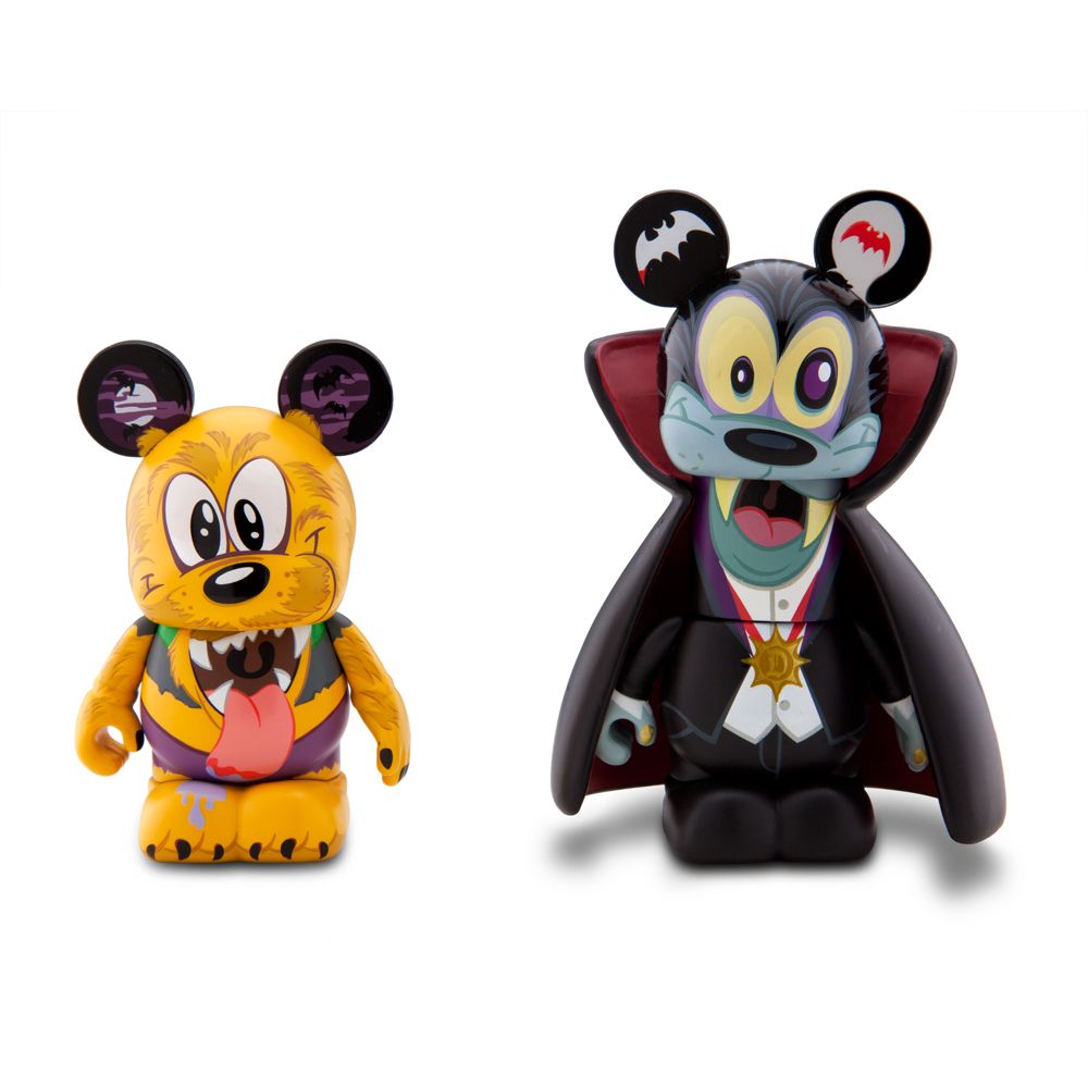 Vinylmation Spooky 2 Series Goofy and Pluto Set - 3''