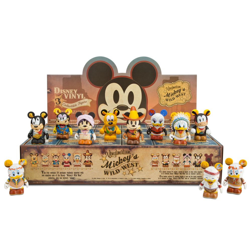 Vinylmation Mickey's Wild West Series Tray - 24-Pc.
