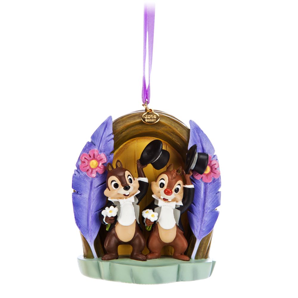 Chip 'n Dale Sketchbook Ornament - Two Chips and a Miss