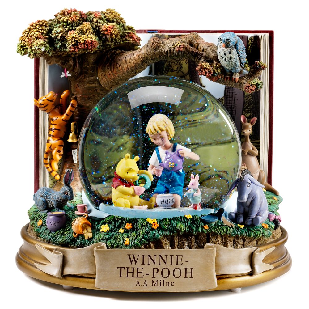 snow pooh winnie disney globes snowglobe classic globe snowglobes musical friends storybook water bear disneystore wow rare super box list