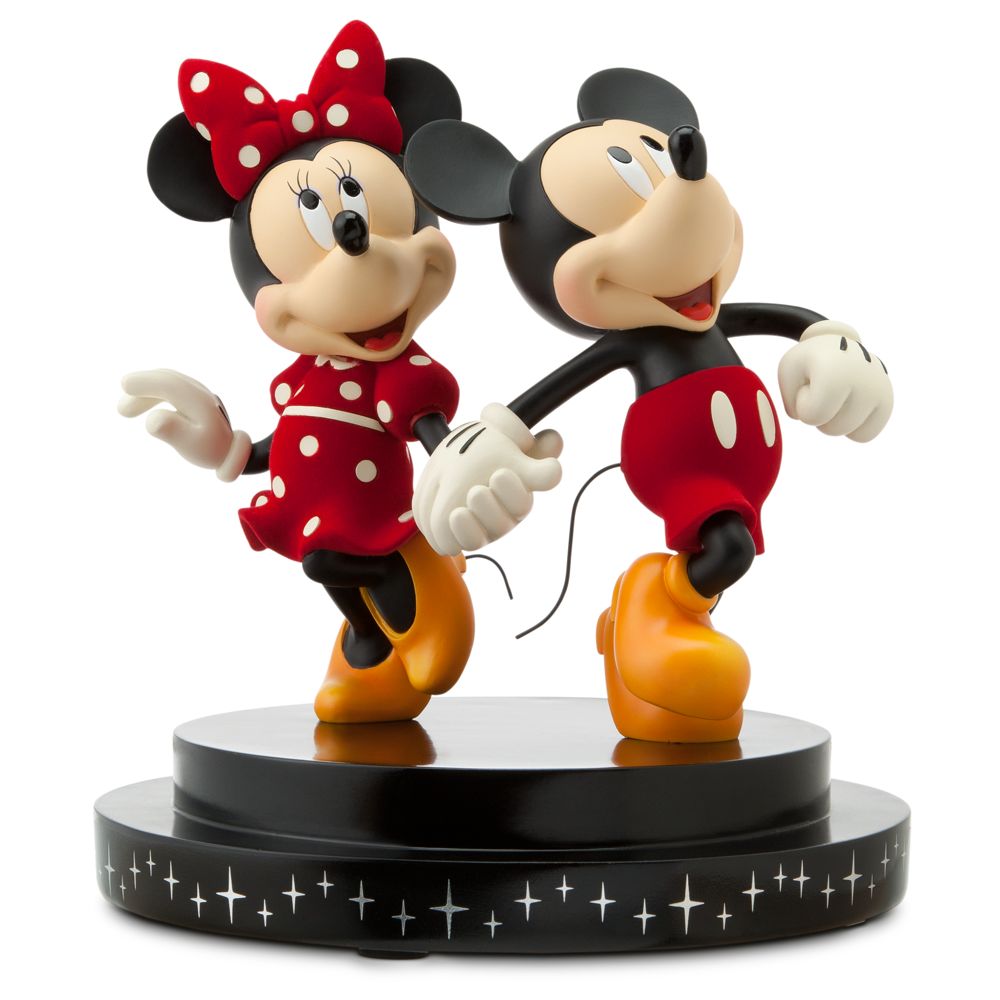 Disney Store 25th Anniversary Minnie and Mickey Mouse Figurine