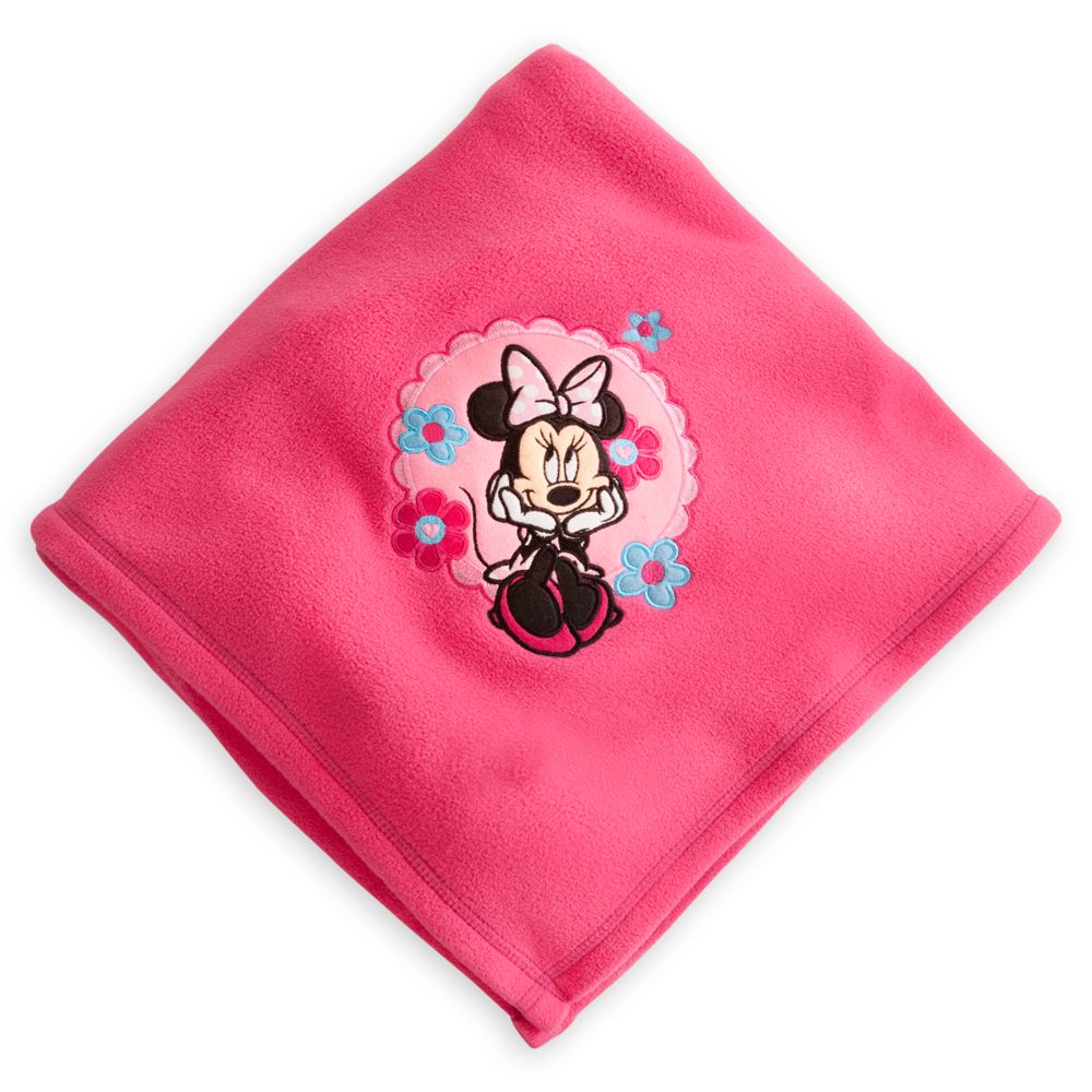 Minnie Mouse Fleece Throw - Personalizable