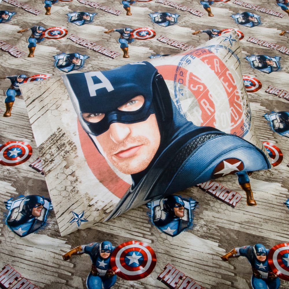 Captain America Twin Sheet Set