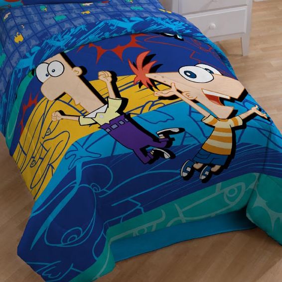 Twin/Full Phineas and Ferb Comforter