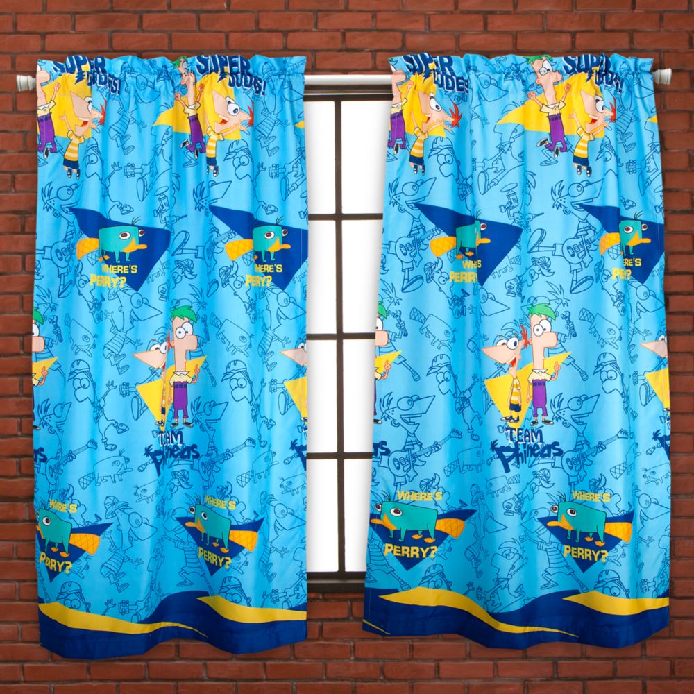 Phineas and Ferb Curtain Set