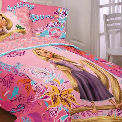''Letting My Hair Down'' Twin/Full Tangled Rapunzel Comforter
