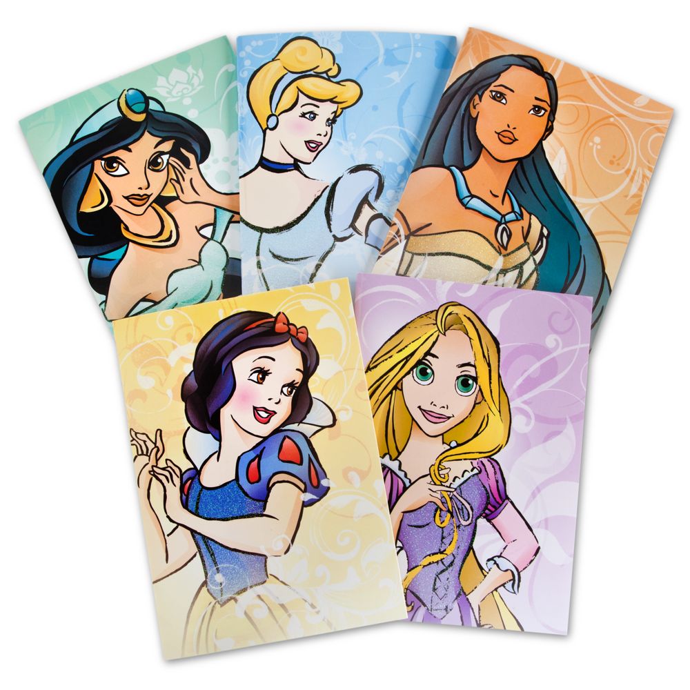 Disney Princess Notebook Set #1 -- 5-Pc.