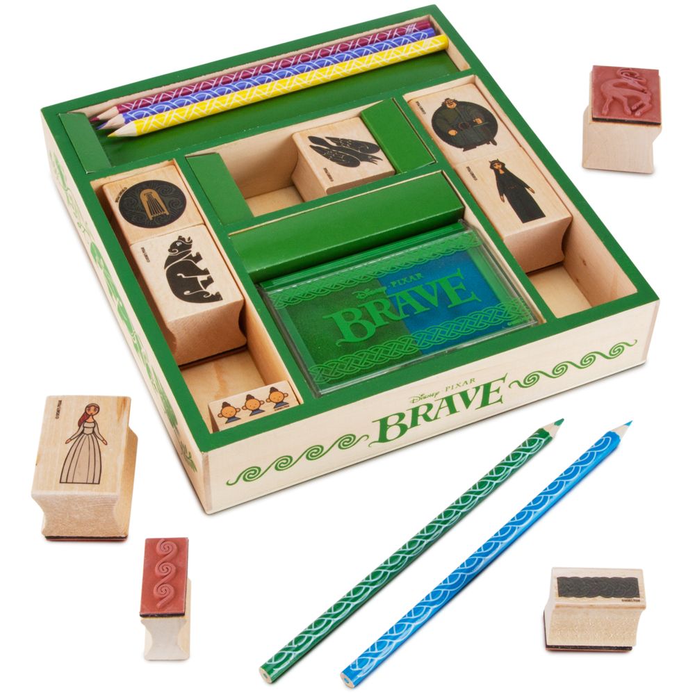 Brave Wooden Stamp Set