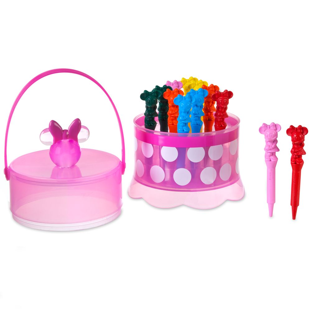 Minnie Mouse Crayon Set -- 12-Pc.