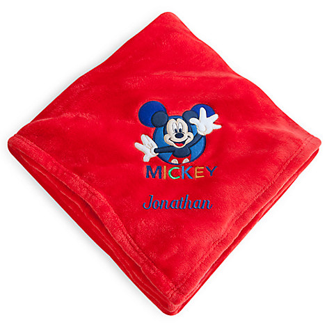 Mickey Mouse Fleece Throw - Personalizable