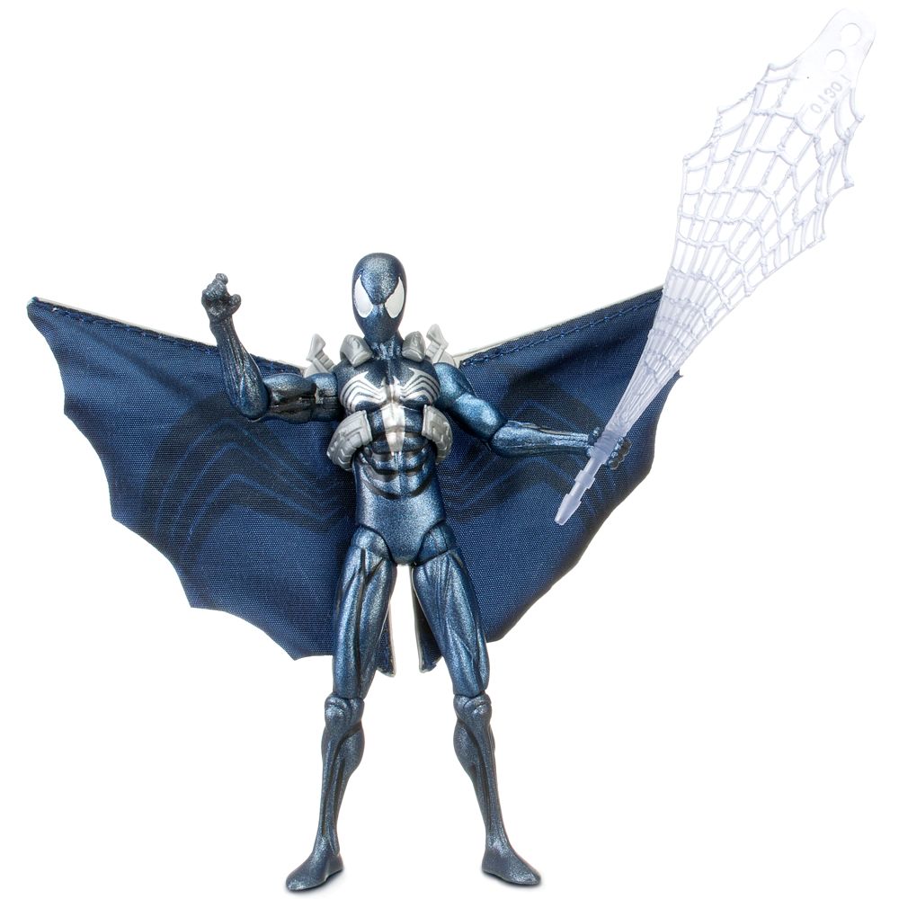 Battle Glider Black Costume Spider-Man Action Figure -- 3 3/4'' H