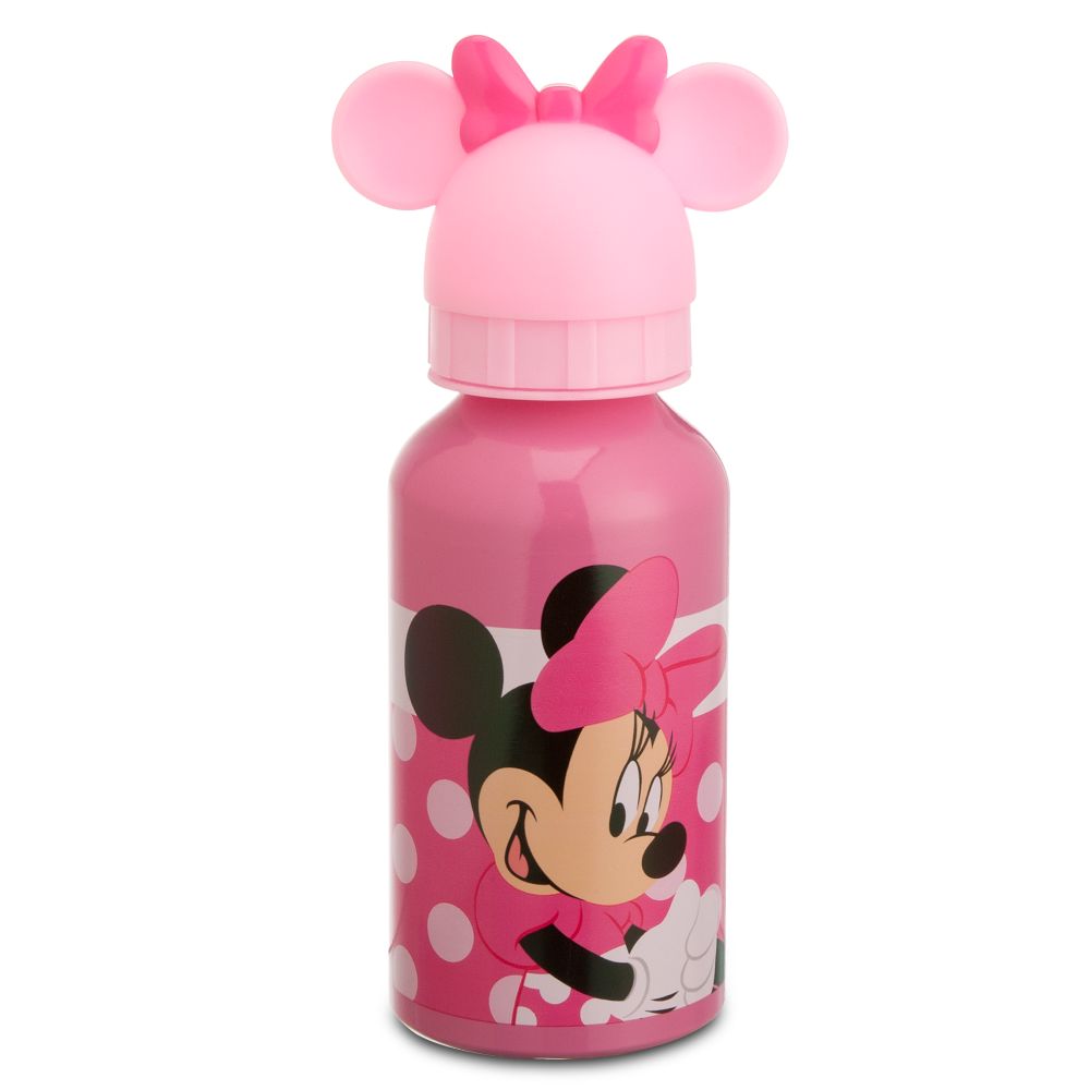 Aluminum Minnie Mouse Water Bottle -- Small