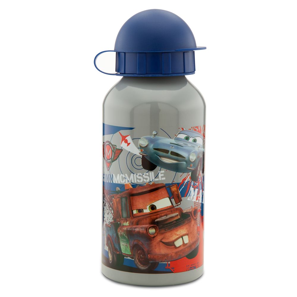 Aluminum Cars 2 Finn McMissile and Tow Mater Water Bottle - Small