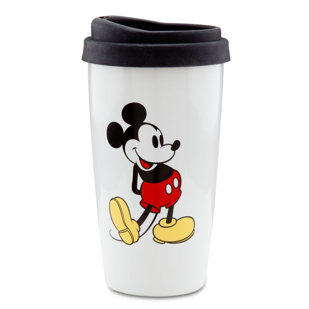 Ceramic ''LOVE'' Mickey Mouse Travel Mug