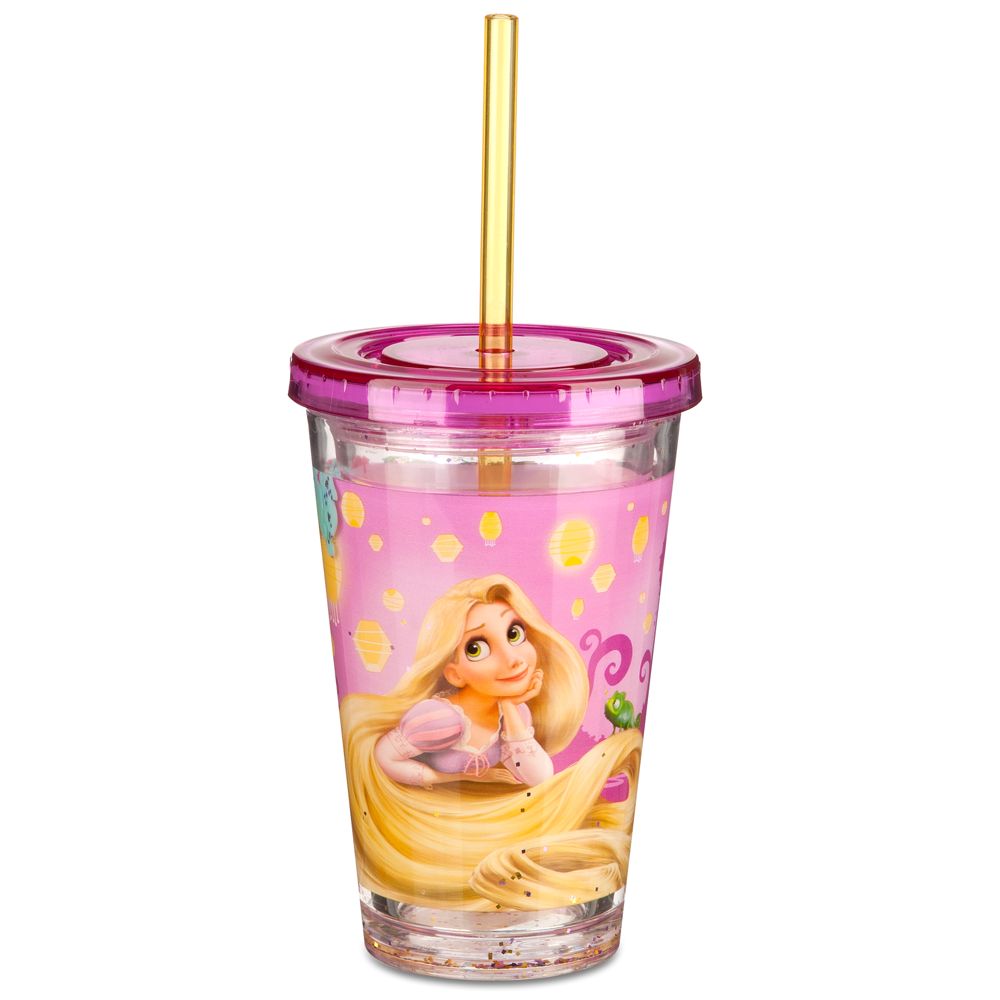 Tangled Rapunzel Tumbler with Straw -- Small