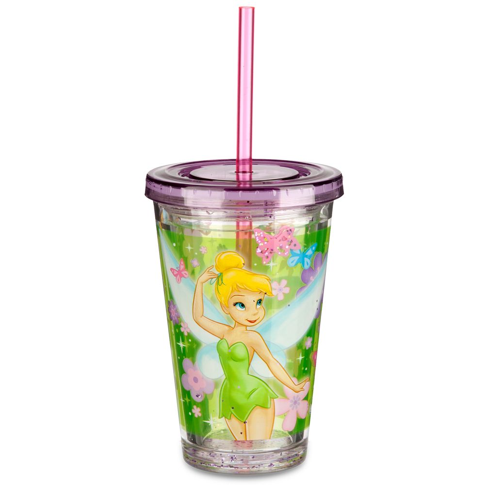 Tinker Bell Tumbler with Straw -- Small
