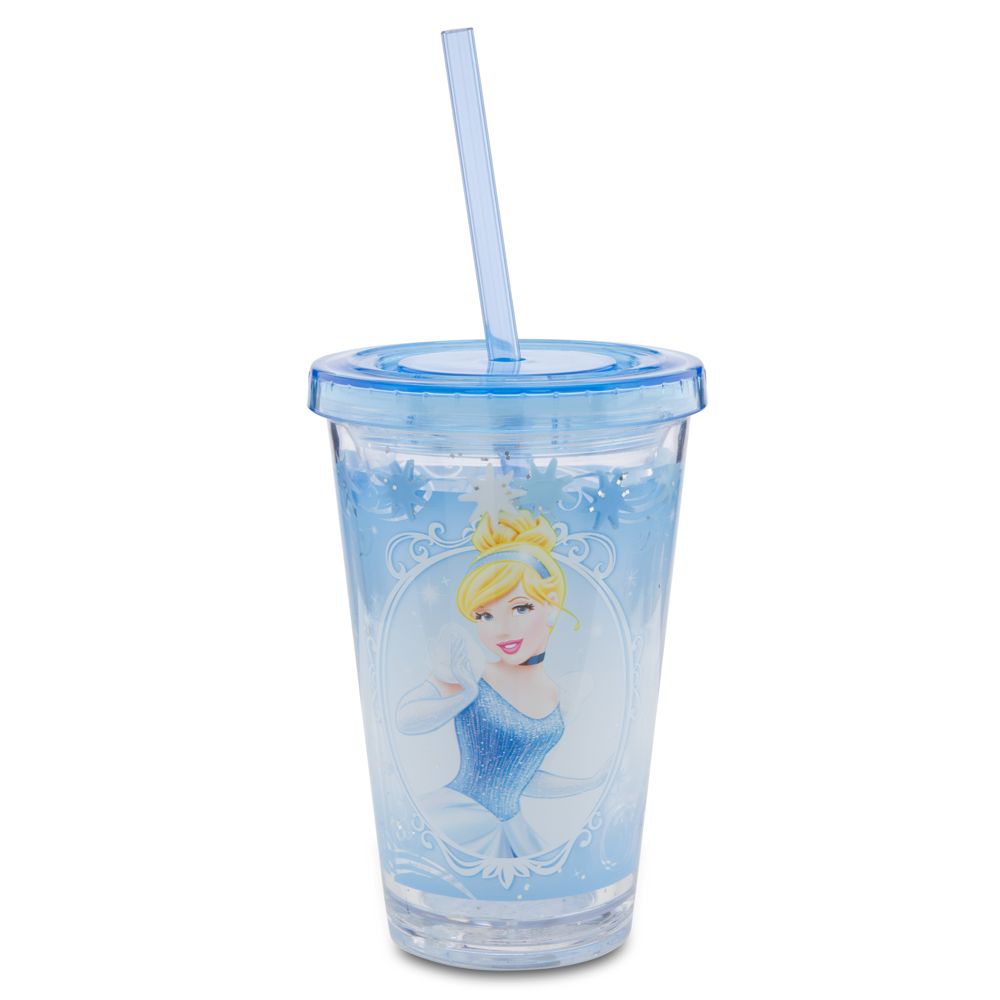 Cinderella Tumbler With Straw -- Small
