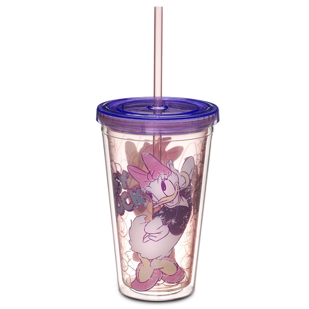 Daisy Duck Tumbler with Straw