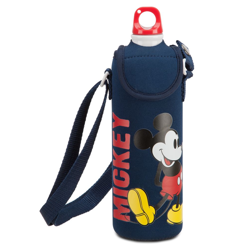 Mickey Mouse Water Bottle with Neoprene Cover