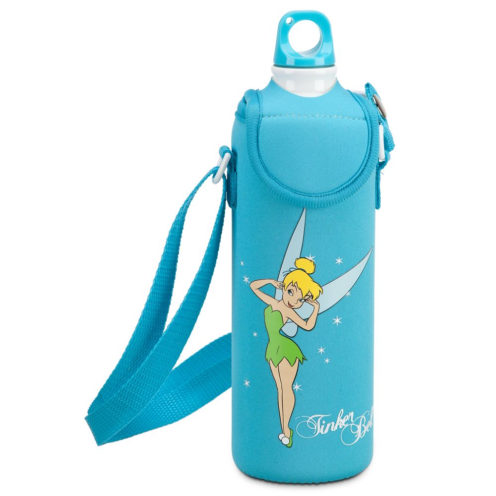 Tinker Bell Water Bottle with Neoprene Cover