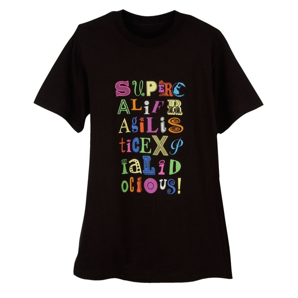 Mary Poppins: The Broadway Musical - Supercalifragilisticexpialidocious Tee for Adults