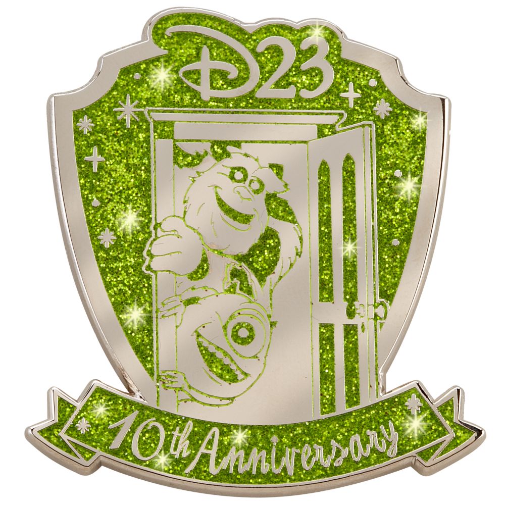 D23 Membership Exclusive 10th Anniversary Monsters, Inc. Pin
