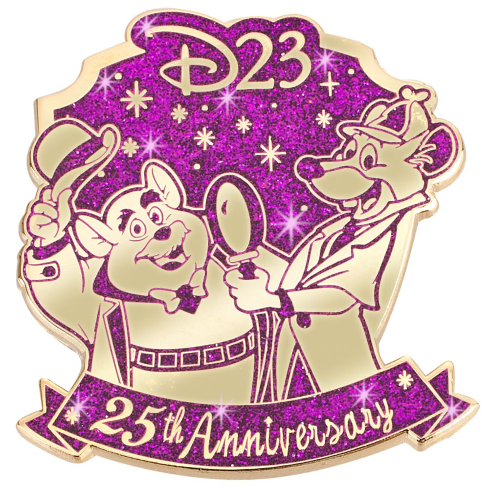 D23 Membership Exclusive 25th Anniversary The Great Mouse Detective Pin
