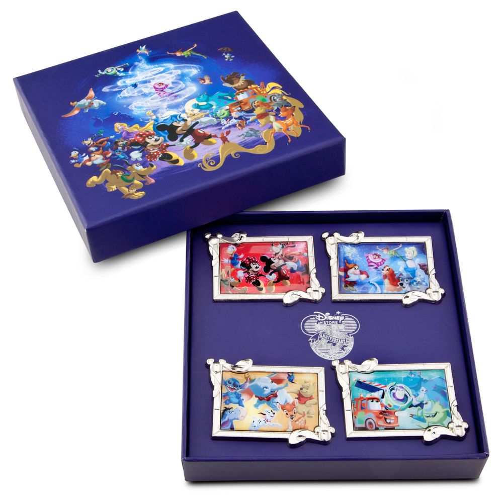 Disney Store 25th Anniversary Character Collector's Pin Set -- Limited Edition of 500