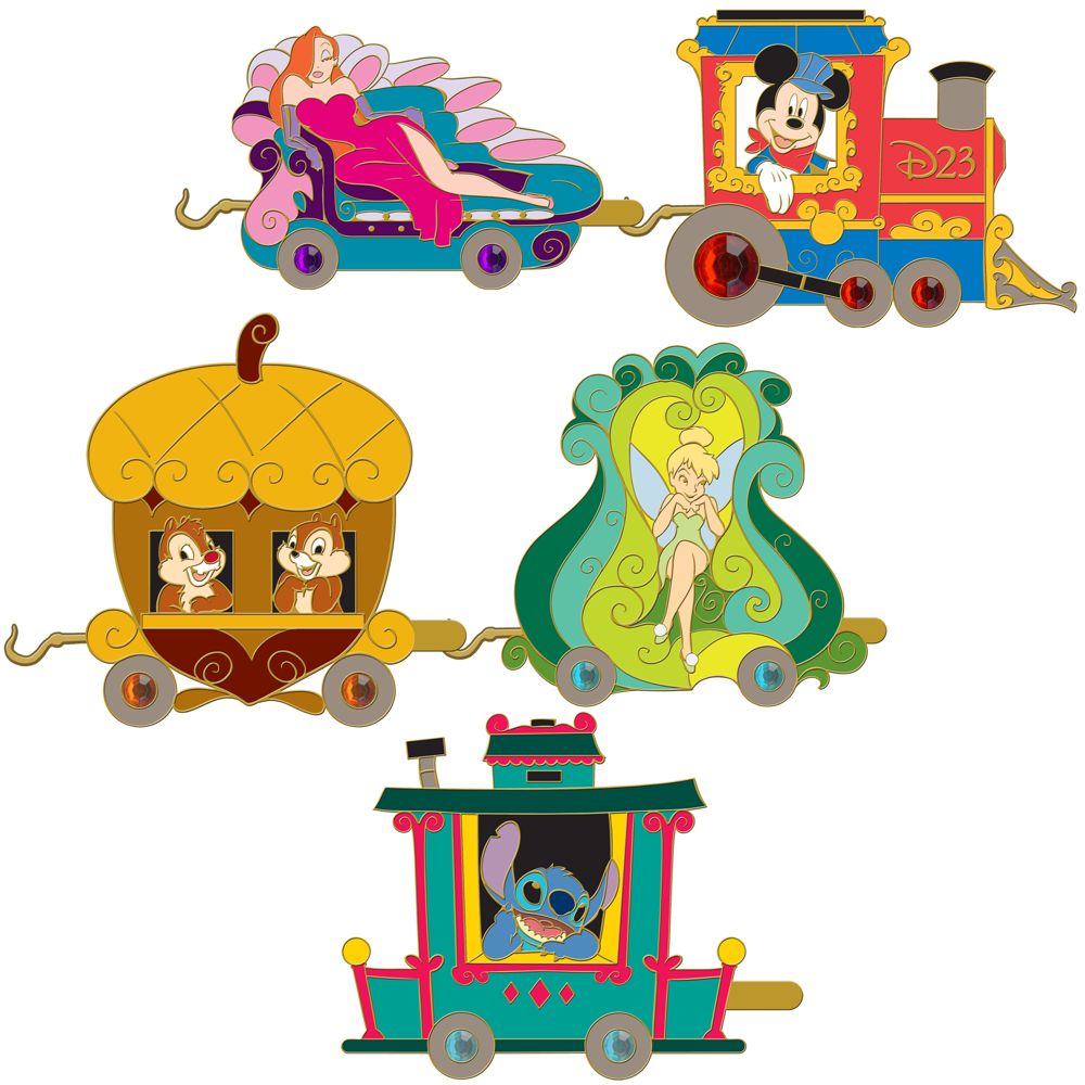 D23 Train Pin Set -- 5-Pc.