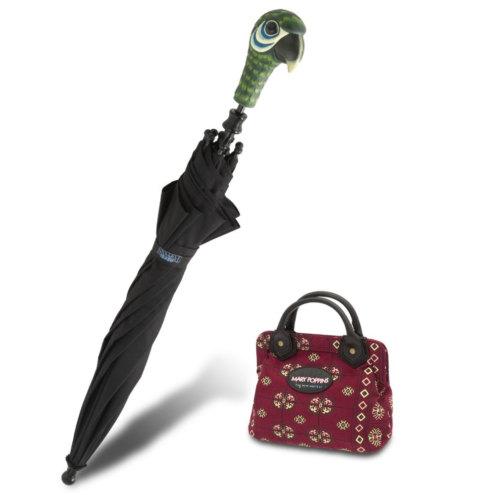 Mary Poppins: The Broadway Musical Parrot Umbrella and Carpet Bag Set -- 2-Pc.