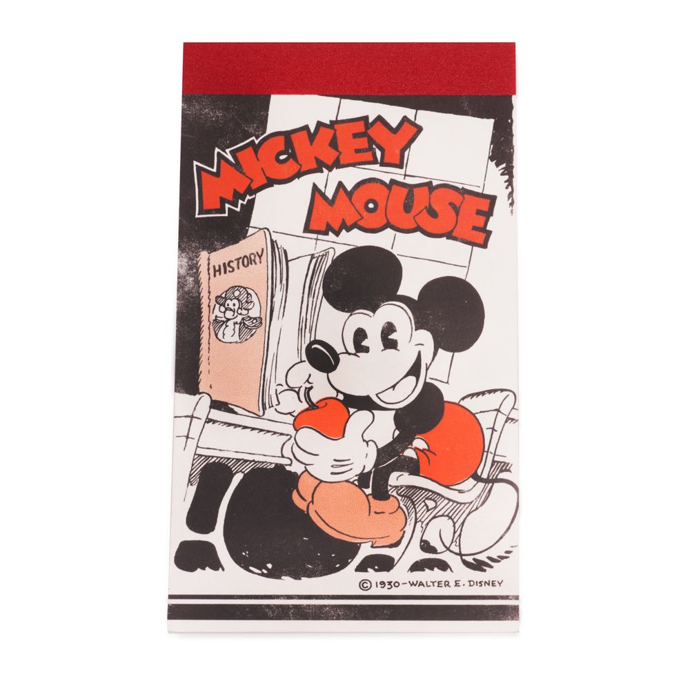 Mickey Mouse Reproduction Vintage 1930 Writing Tablet - D23