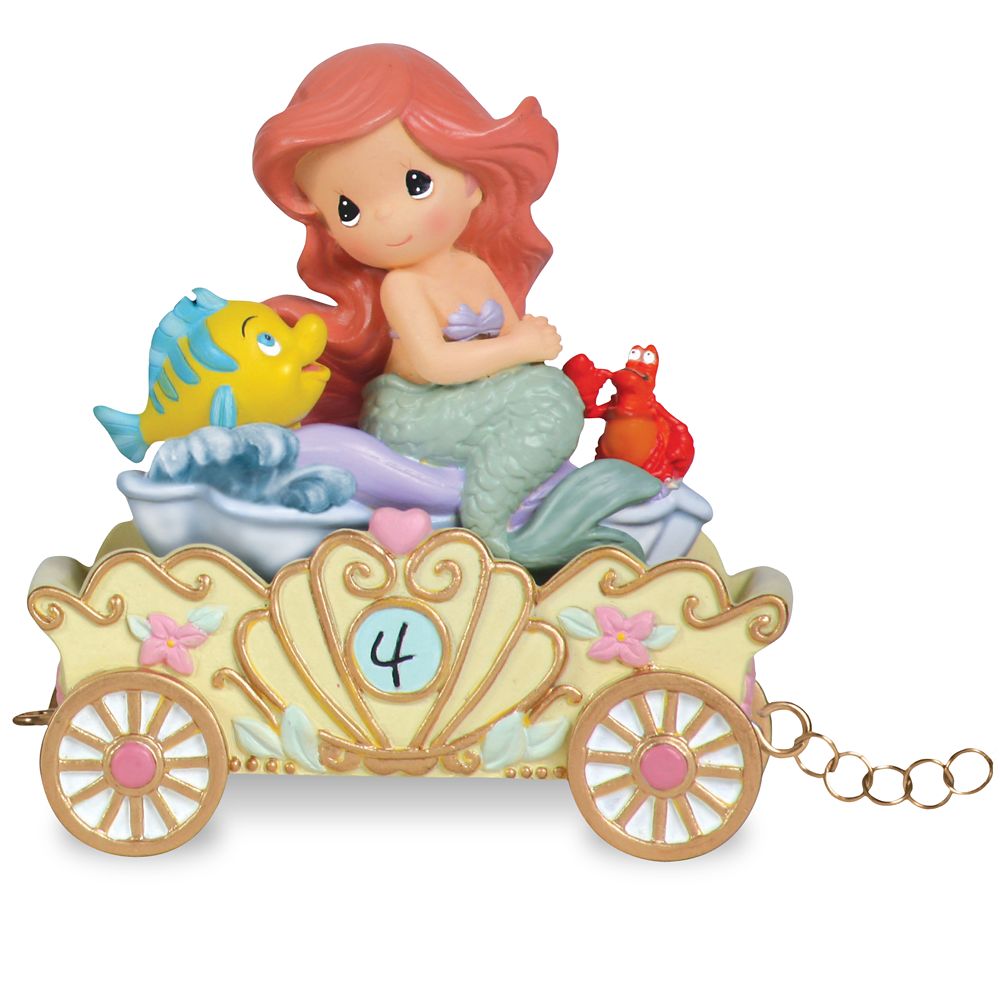 ''Make a Splash on Your Birthday'' Fourth Birthday Ariel Figurine by Precious Moments