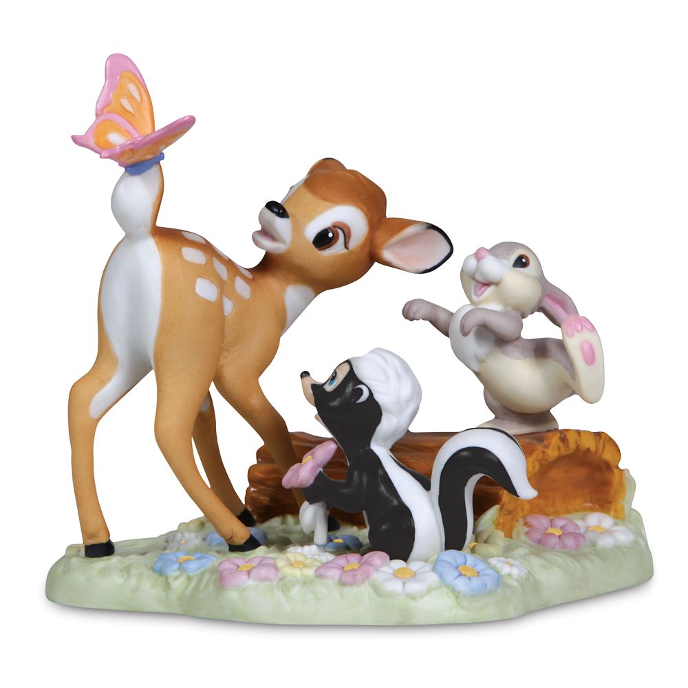 Bambi, Thumper, and Flower Figurine by Precious Moments