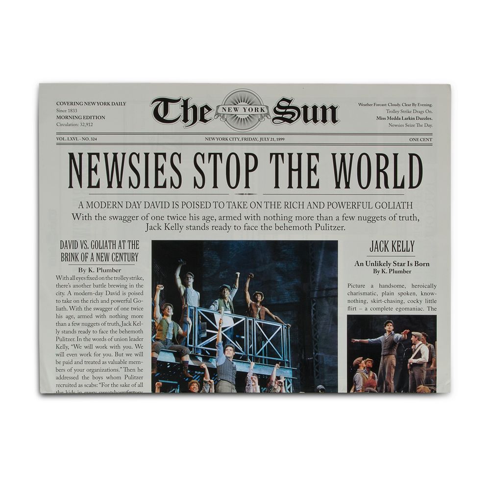 Newsies: The Broadway Musical Program