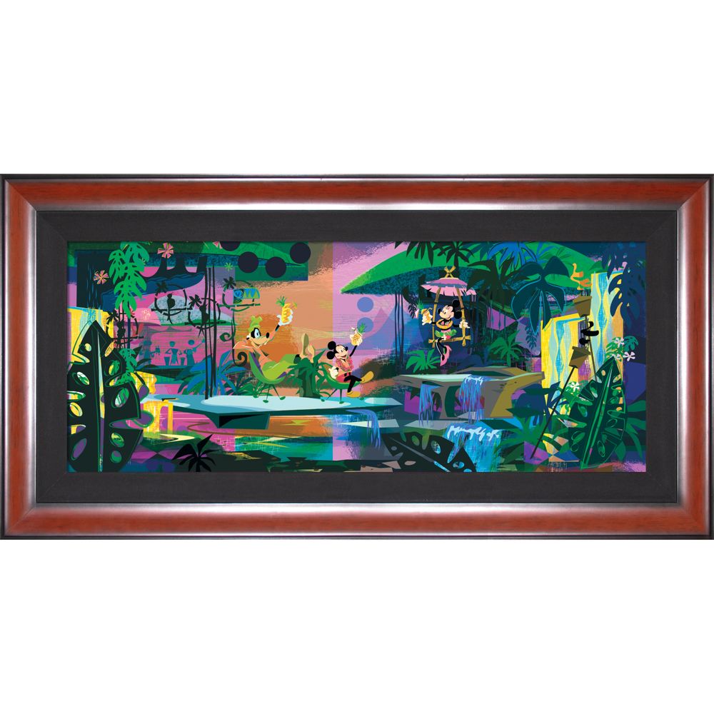 Mickey, Minnie and Goofy Gicl&eacute;e on Canvas
