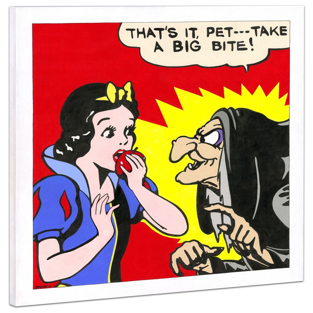 Snow White Gicl&eacute;e on Canvas