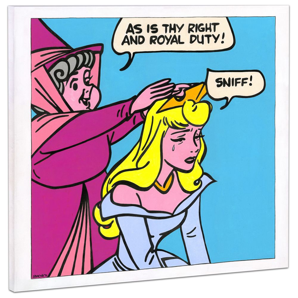 Sleeping Beauty Gicl&eacute;e on Canvas