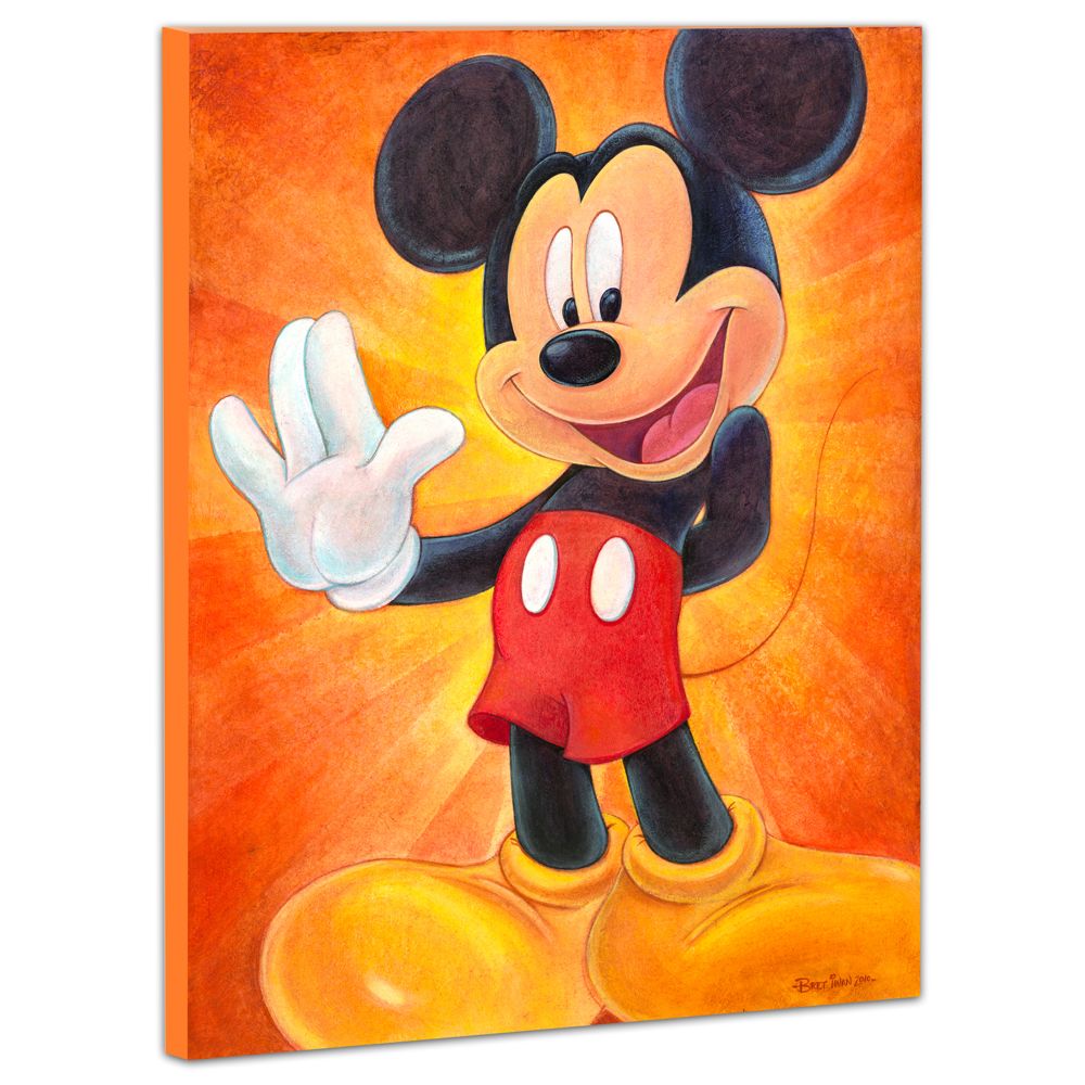 Limited Edition Disney Fine Art Pop! ''Hi, I'm Mickey Mouse'' Gicl&eacute;e on Canvas