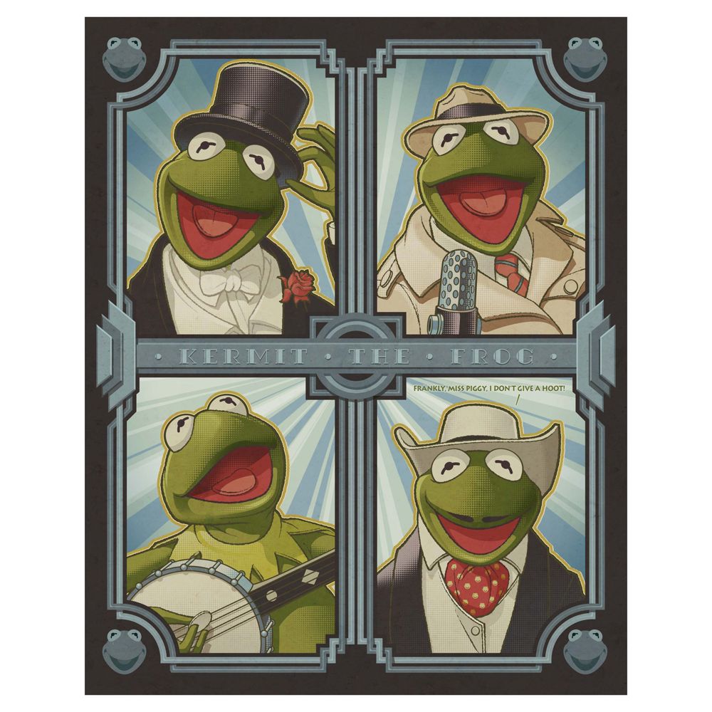 The Muppets ''Deco Kermit'' Kermit the Frog Gicl&eacute;e