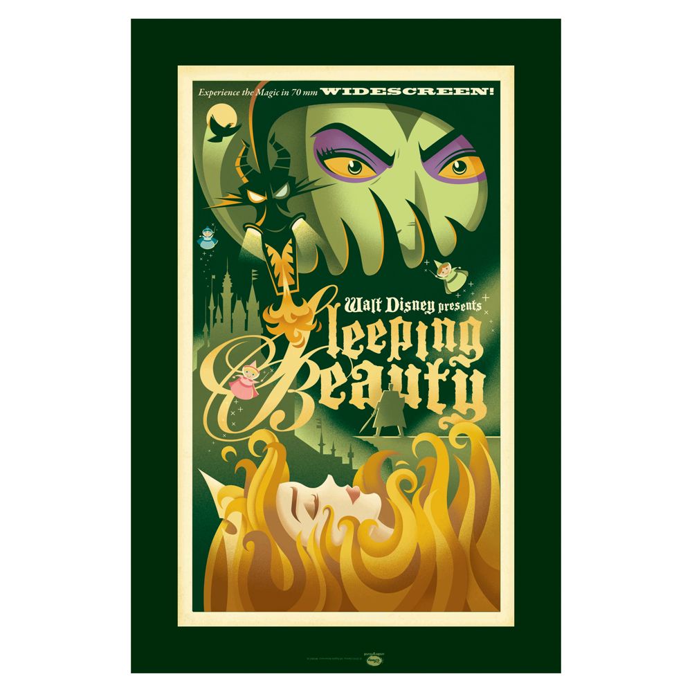 ''Sleeping Beauty'' Aurora and Maleficent Gicl&eacute;e