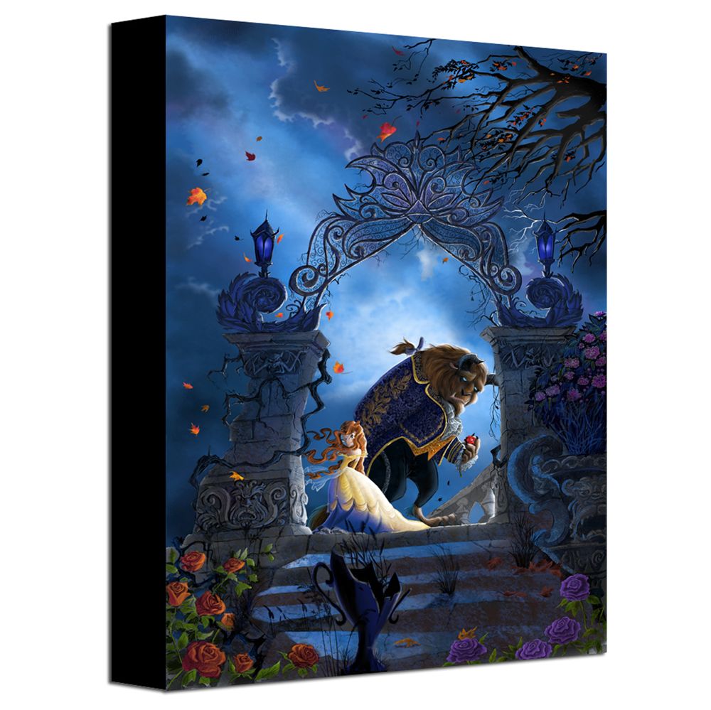''Beastly Garden'' Beauty and the Beast Gallery Wrapped Canvas