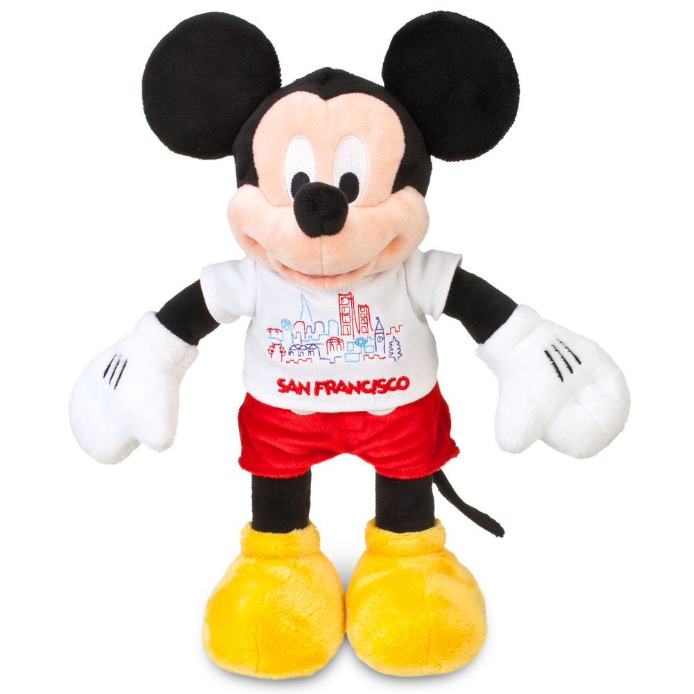 San Francisco Tee Mickey Mouse Plush Toy -- 17'' H