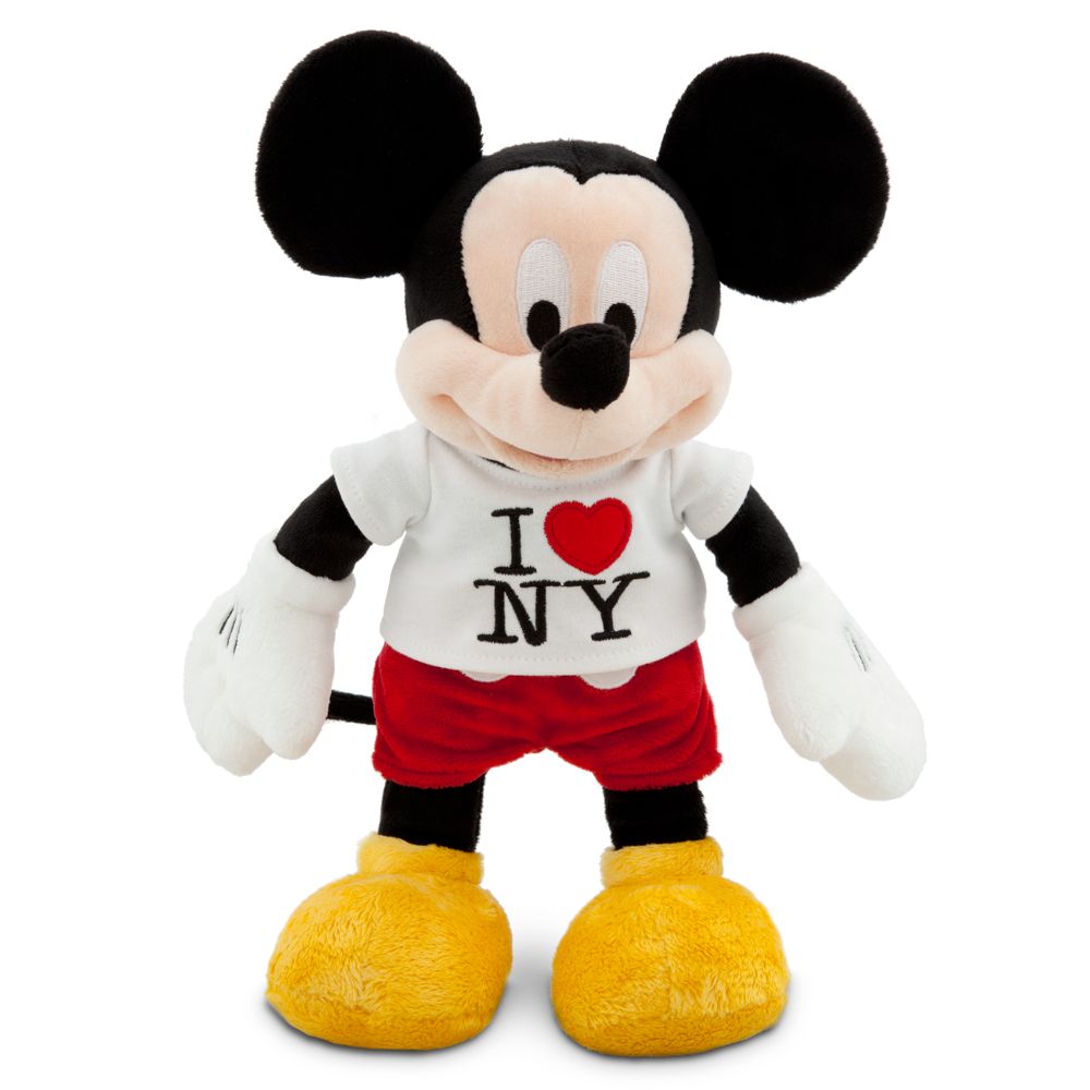 New York Tee Mickey Mouse Plush Toy -- 13'' H