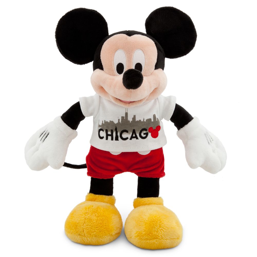 Chicago Tee Mickey Mouse Plush Toy -- 13'' H