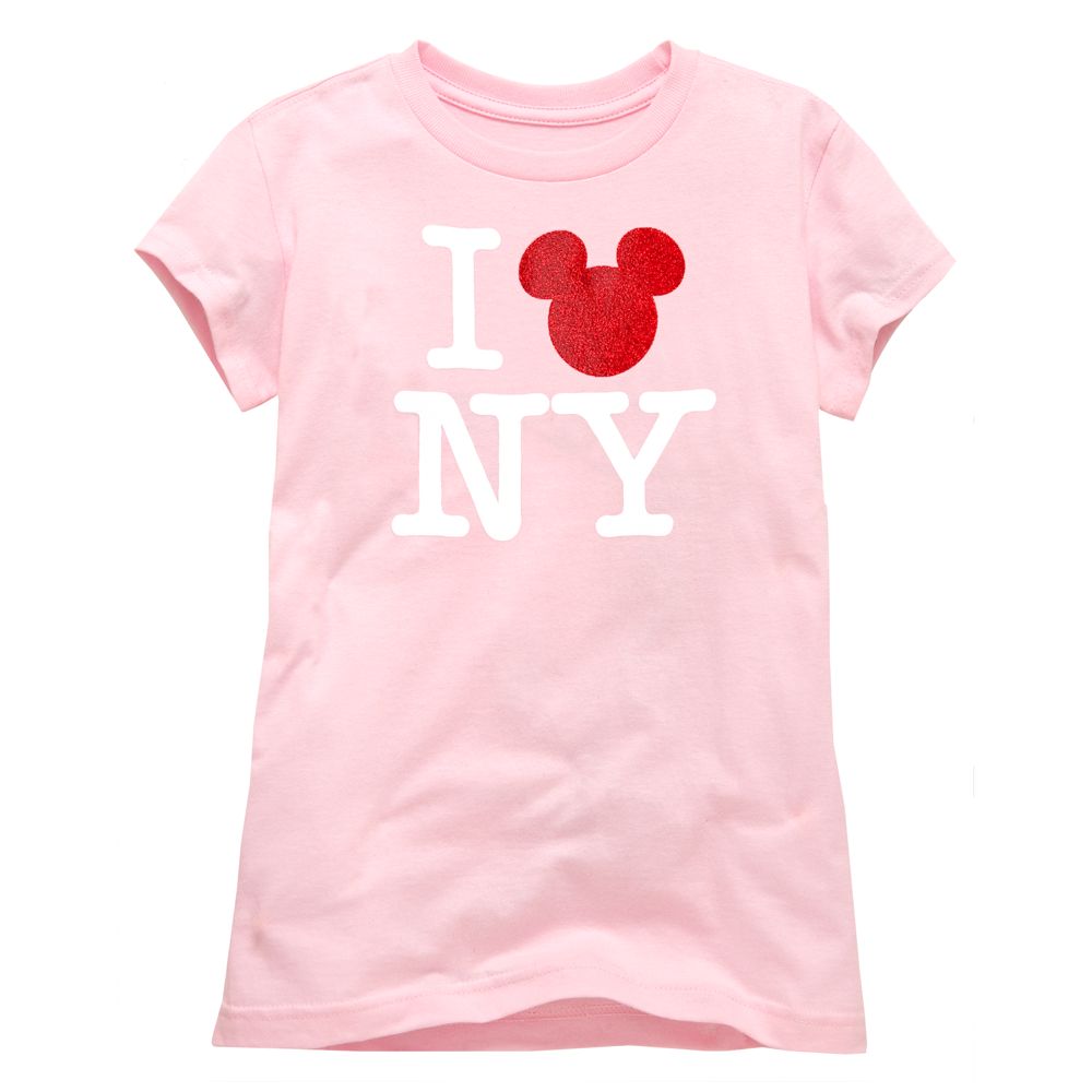 I MICKEY NY Mickey Mouse Tee for Girls -- Made With Organic Cotton