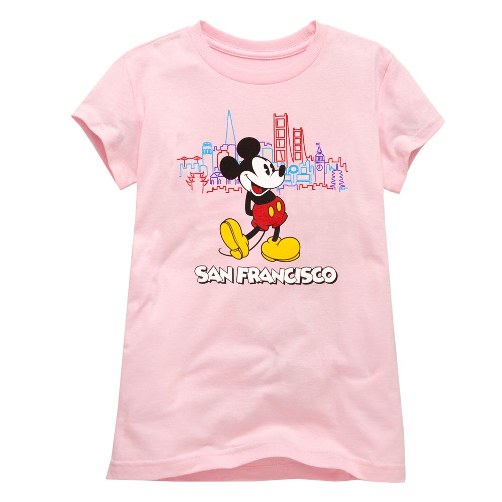 Mickey Mouse Tee for Girls - San Francisco
